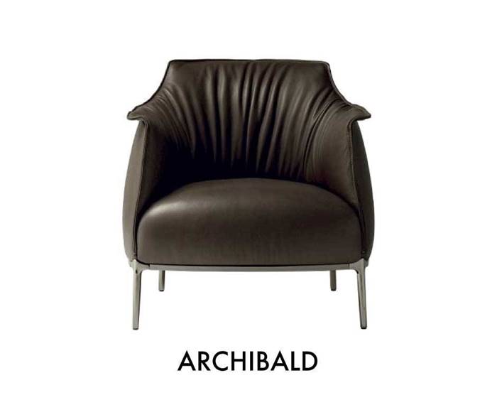 Poltrona Frau Archibald Armchair Lounge Chair ポルトローナ・フラウ アーチボルド アームチェア ラウンジチェア