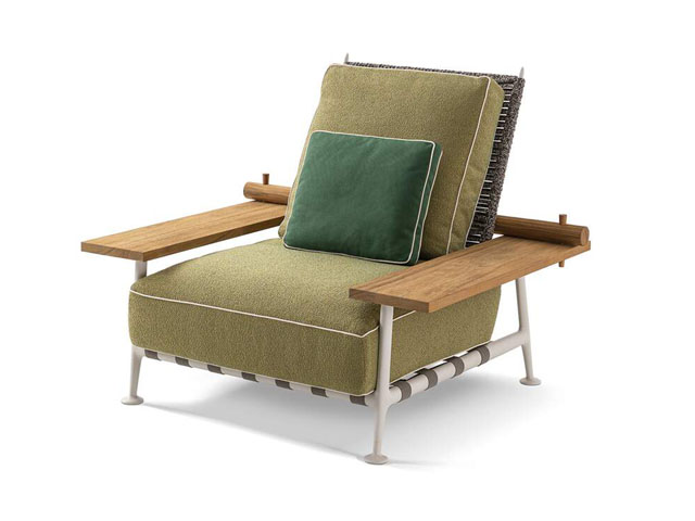 カッシーナ フェンス ネイチャー アームチェア アウトドア チェア Cassina Fenc-E-Nature Armchair Outdoor Chair